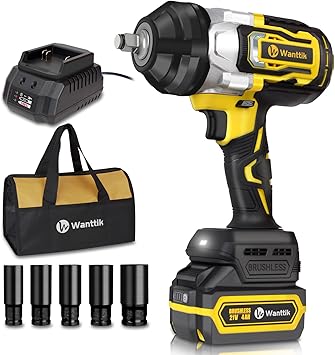 DEWALT 20V MAX Cordless Impact Wrench, 1/2" Hog Ring, High Torque, Brushless, Bare Tool Only (DCF961B)/pallet
