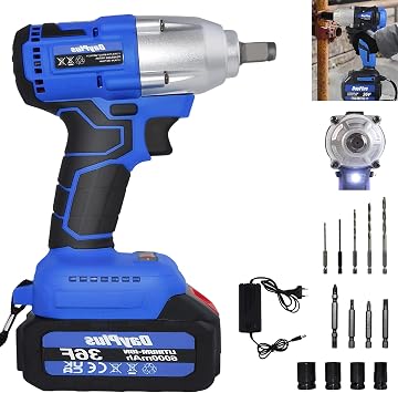 DEWALT 20V MAX Cordless Impact Wrench, 1/2" Hog Ring, High Torque, Brushless, Bare Tool Only (DCF961B)/pallet