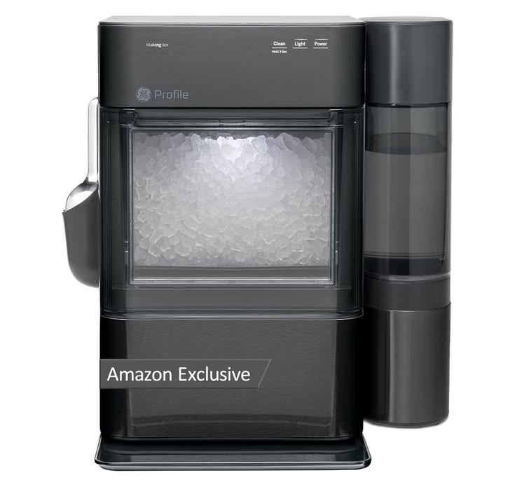 GE Profile Opal Mini Nugget Countertop Ice Maker with Descaler, 36lb - Charcoal Gray