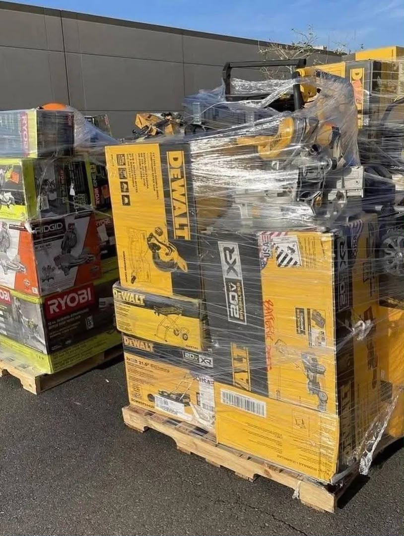 Mixed tools pallets | Dewalt-Milwaukee
