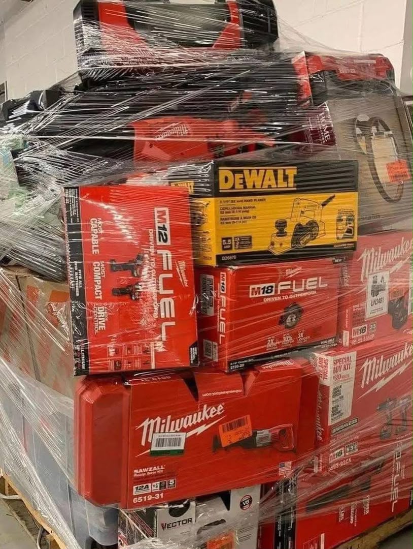 Mixed tools pallets | Dewalt-Milwaukee