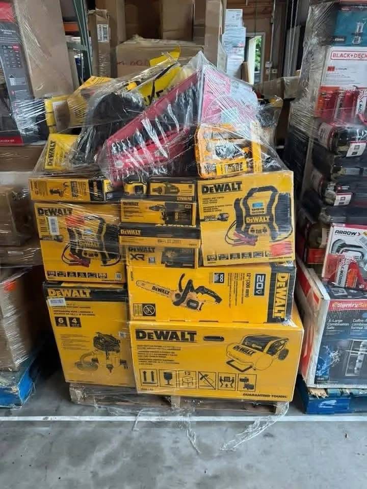 Mixed tools pallets | Dewalt-Milwaukee